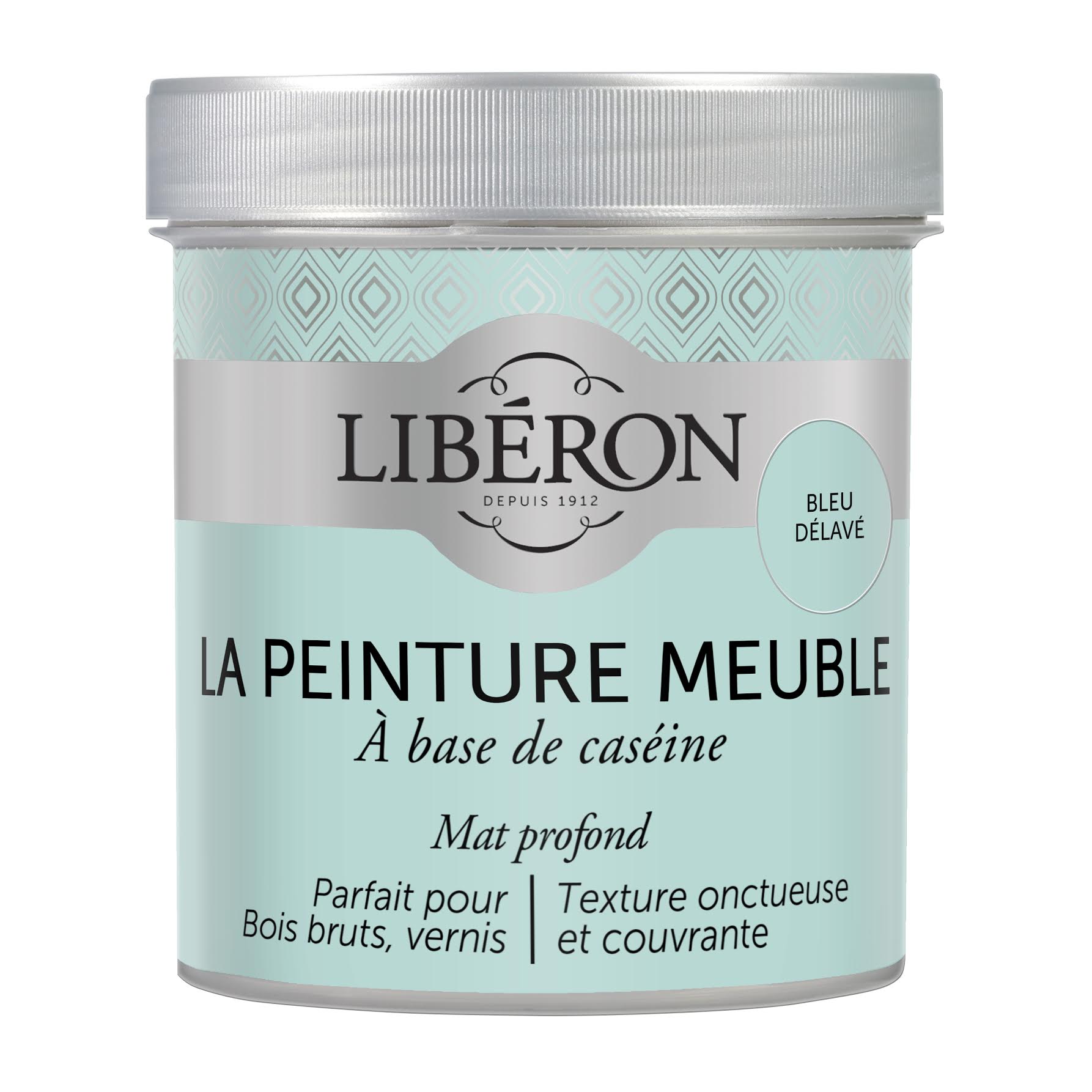 Peinture meuble caséine 0,5L bleu délavé - LIBERON